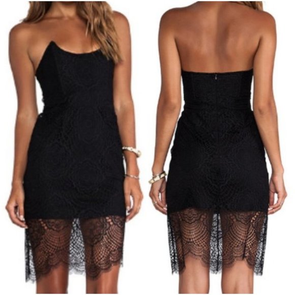For Love And Lemons Dresses & Skirts - For Love & Lemons Black Lace Dress